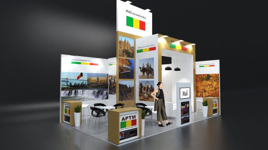 Diseño de Stand de Mali en FITUR