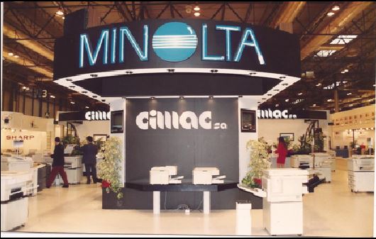 Stand for Minolta at SIMO