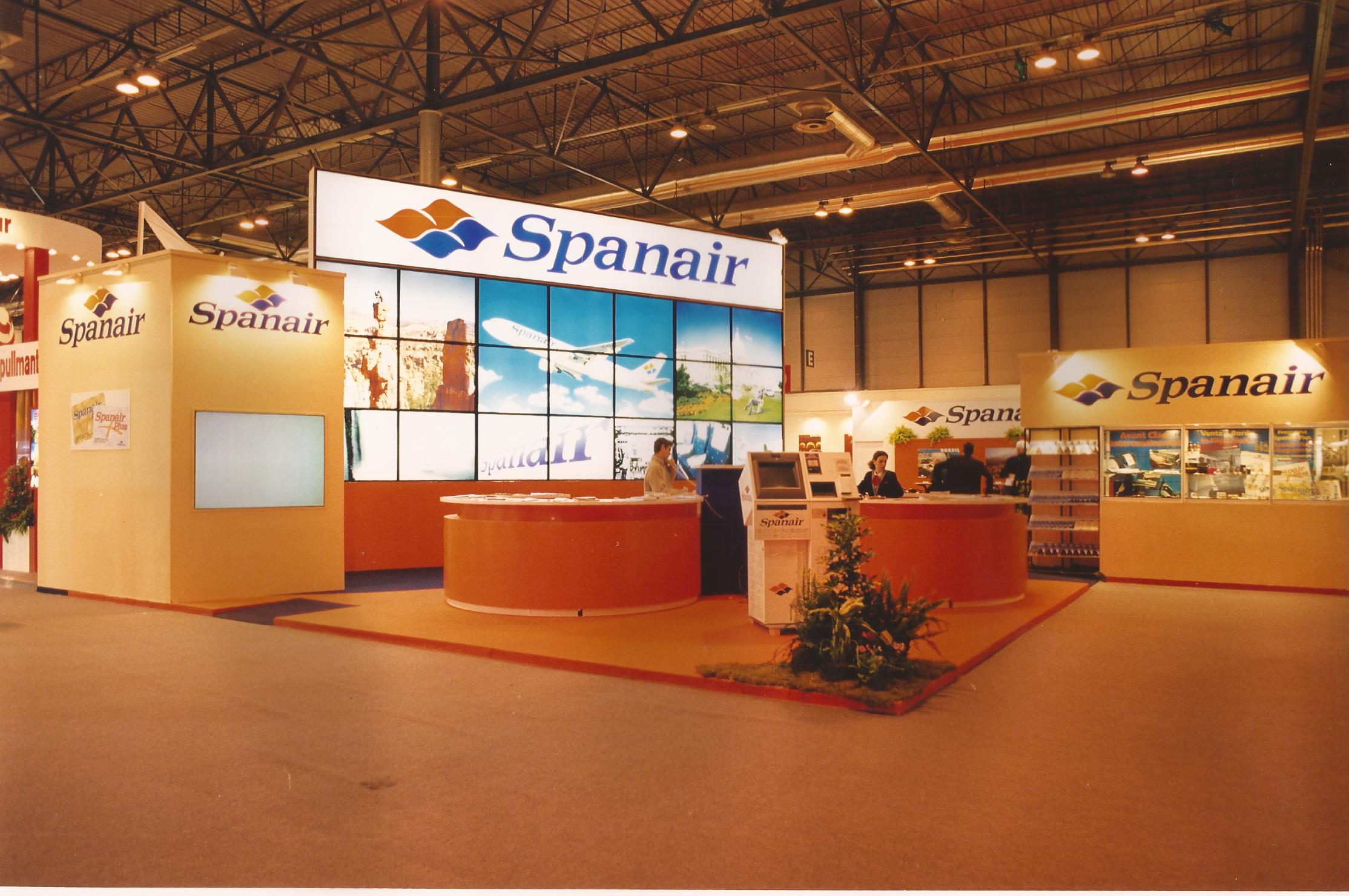 Stand for Spanair at FITUR