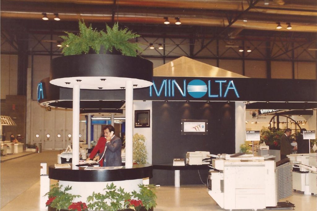 Stand for Minolta at SIMO