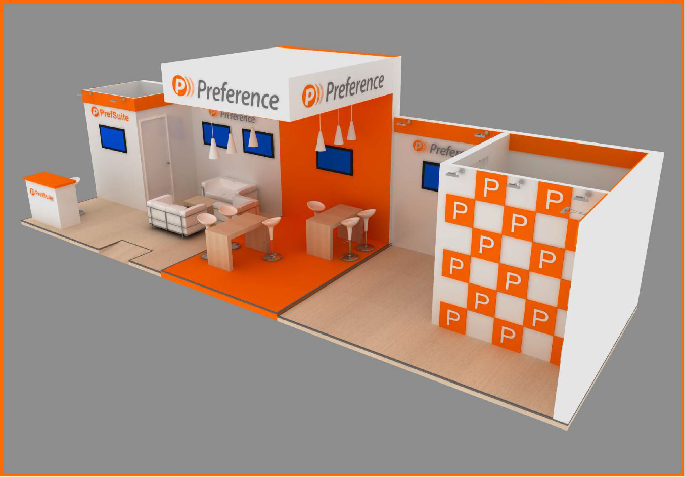 Stand Design for Preference at Veteco
