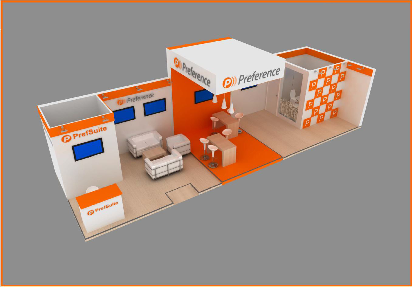 Stand Design for Preference at Veteco