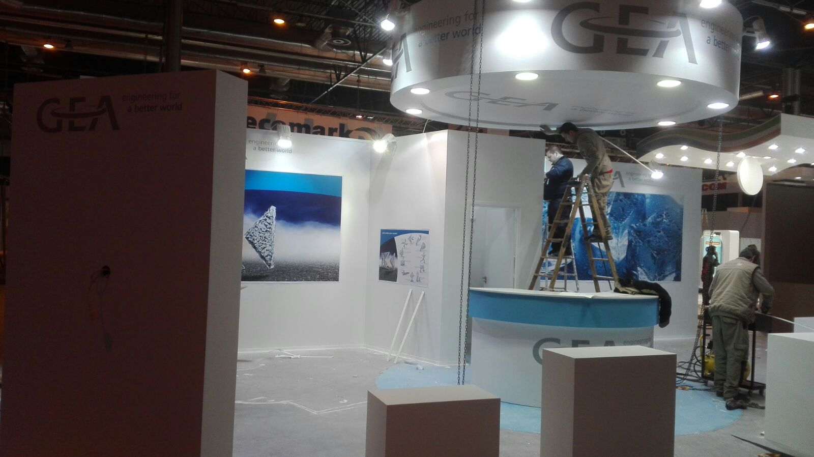 Stand in construction for GEA Engineering at CLIMATIZACION